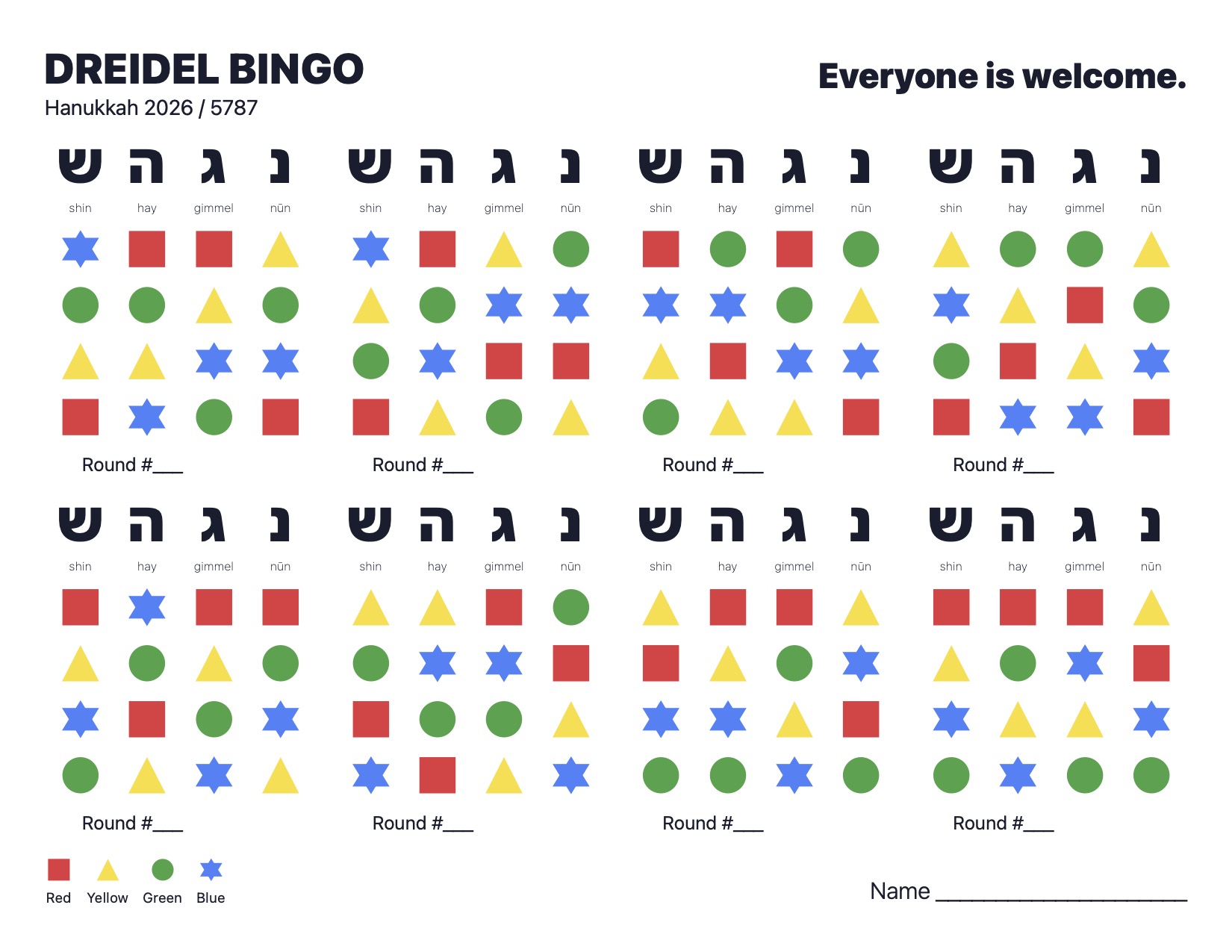 Color Blind - everyone is welcome